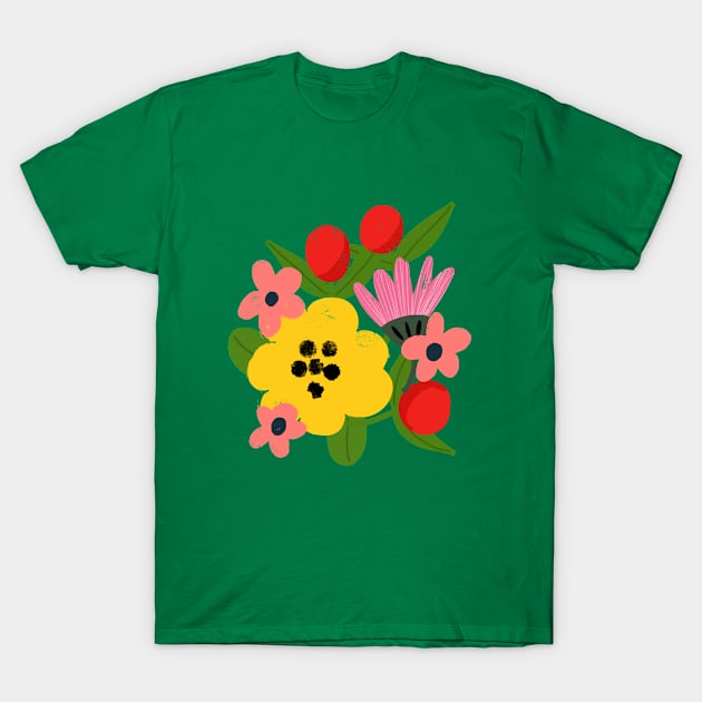 BOUQUET T-Shirt by NICHOLACOWDERYILLUSTRATIONS 